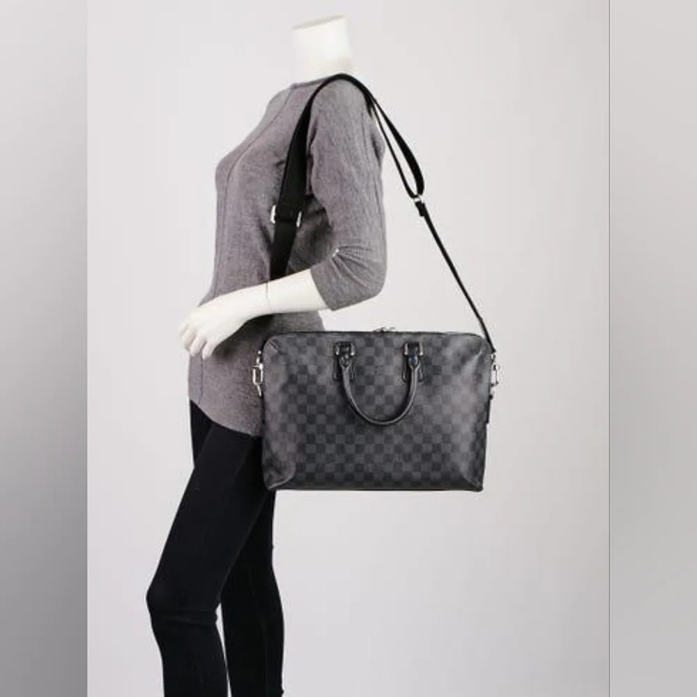 Louis Vuitton Damier Graphite Porte Documents Jour Briefcase Black/Grey